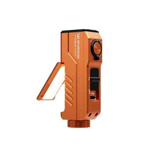 Ручной фонарь Wurkkos HD02 Mini 1300лм 204м (4 режима) 14500/AA Оранжевый Киев