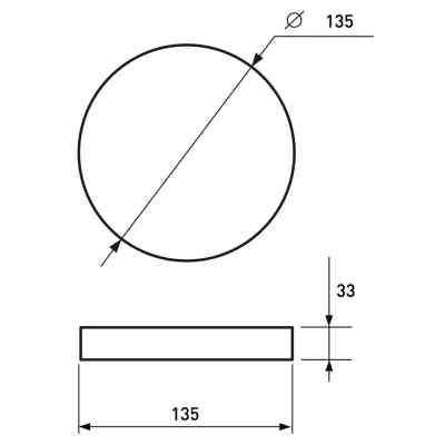 Світильник Eurolamp GM 13W 4000K (LED-NLR-13/40(GM)) Вінниця