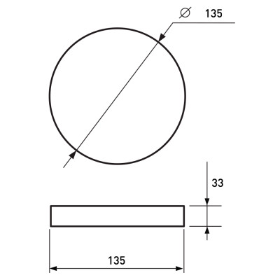 Світильник Eurolamp GM 13W 4000K (LED-NLR-13/40(GM)) Вінниця - фото 3