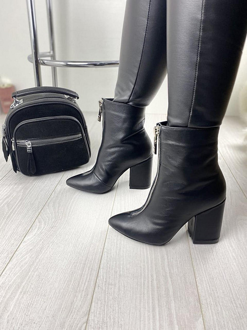 Черевики жіночі TWO STEPS 1859 чорні (весна-осінь, шкіра натуральна) (2727) 40 Коломыя - изображение 1