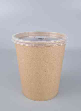 Контейнер круглий для Супа "KRAFT" 900 мл d116 h130 (50 шт) Харків