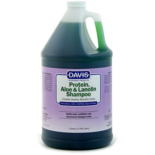 Davis Protein & Aloe & Lanolin Shampoo ДЭВИС ПРОТЕИН АЛОЭ ЛАНОЛИН шампунь для собак, котов, концентрат Киев - изображение 1