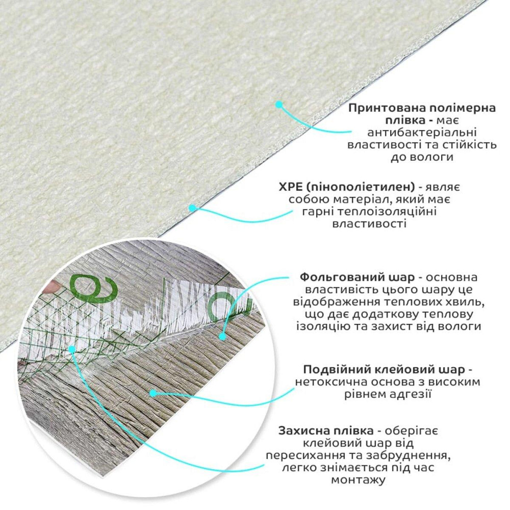 Обои самоклеющиеся 2800х500х1,5мм Жемчужный серый (D) SW-00002972 Днепр - изображение 2