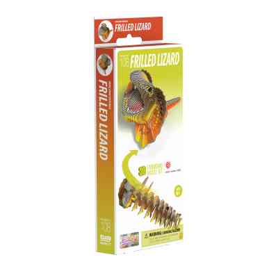 Пазл Eugy 3D Зоопарк Плащеносная ящерица (XEG-108) Винница