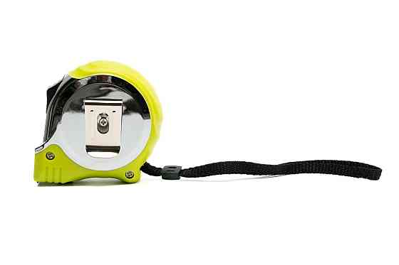 WERTVOLL Рулетка WERTVOLL 5 м×25 мм фіксатор полотна кнопка STOP покриття TPR нейлонове покритт Київ