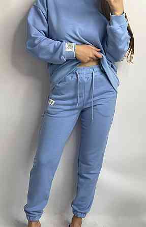 Костюм спортивний жіночий трикотажний Блакитний M/L Харків