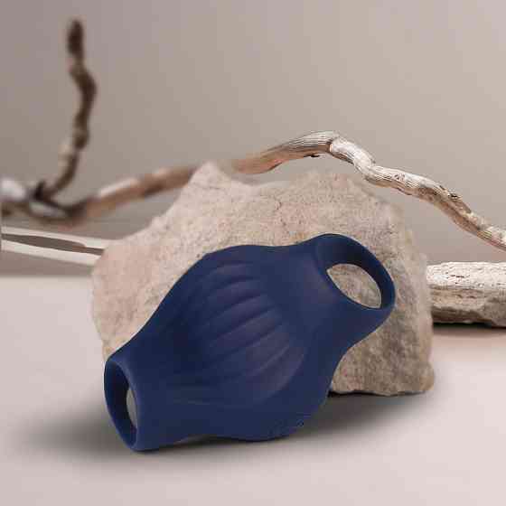 Мастурбатор Rocks Off Palm Blue, петли для пальцев, 10 режимов Sex Aura Киев