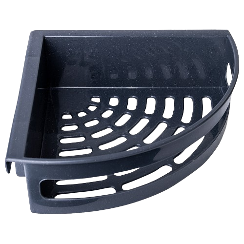 Полиця для ванної кімнати кутова пластик граніт Алеана Житомир - фото 1