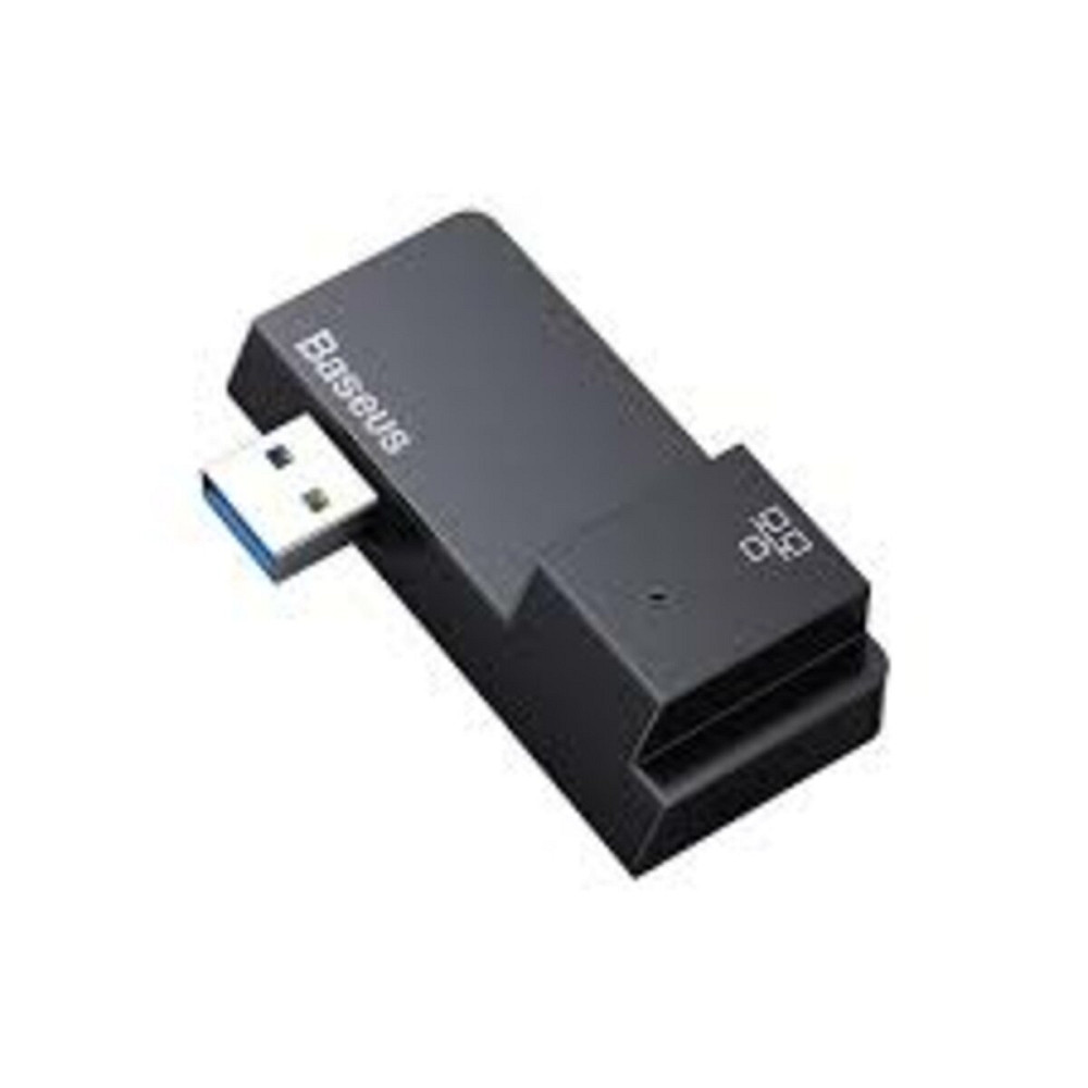 USB-Hub Baseus Multifunctional HUB (USB A to RJ45*1+USB3.0*2)Black Київ - фото 2