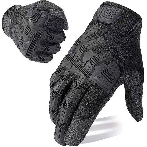 Перчатки тактические 2E, Full Touch, L, черные (2E-TACTGLOFULTCH-L-BK) Киев - изображение 1