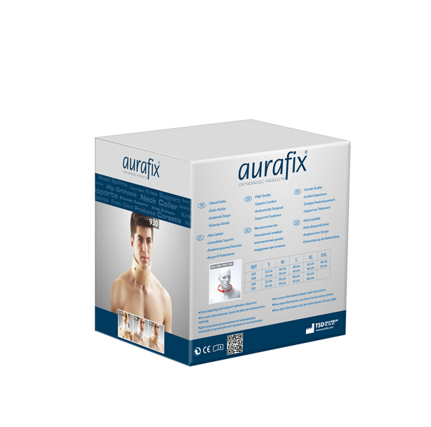 Воротник Шанца Aurafix 920 усиленный, бандаж для шеи (90 мм) Днепр - изображение 10