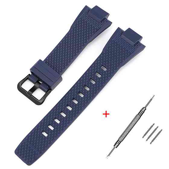 Ремешок для Casio G-Shock GST-B400 Dark Blue BK SBR Киев