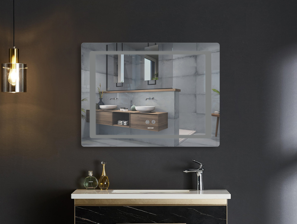 Дзеркало Mixxus STYLE MR13-80x60-REVERSE з LED Touch, Anti-fog, димером, регулюванням яскравості  ( MI6666 ) 21612 Харків - фото 9