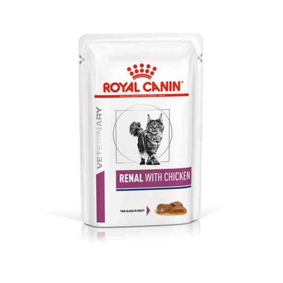 Royal Canin Renal with Chicken (Роял Канін Ренал віз Чикен) вологий корм для кішок у разі захворювань нирок 0.085 кг. х 12 шт. Запоріжжя