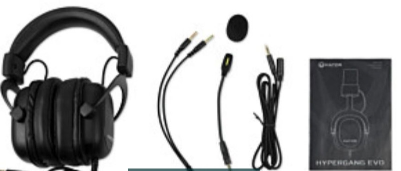 Ігрові навушники Hator Hypergang EVO (HTA-810) Black Київ - фото 1