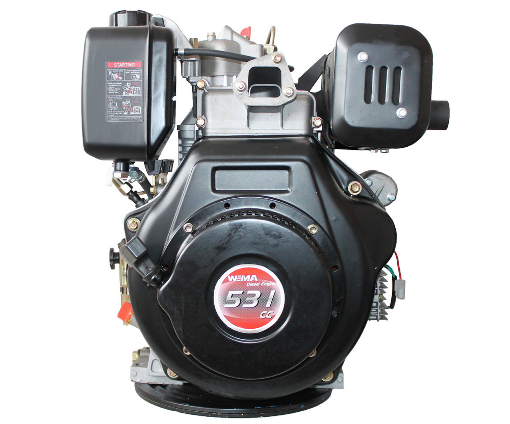 Двигатель дизельный WEIMA WM195FE (15 л.с., вал под шпонку 25 мм) Харьков - изображение 7