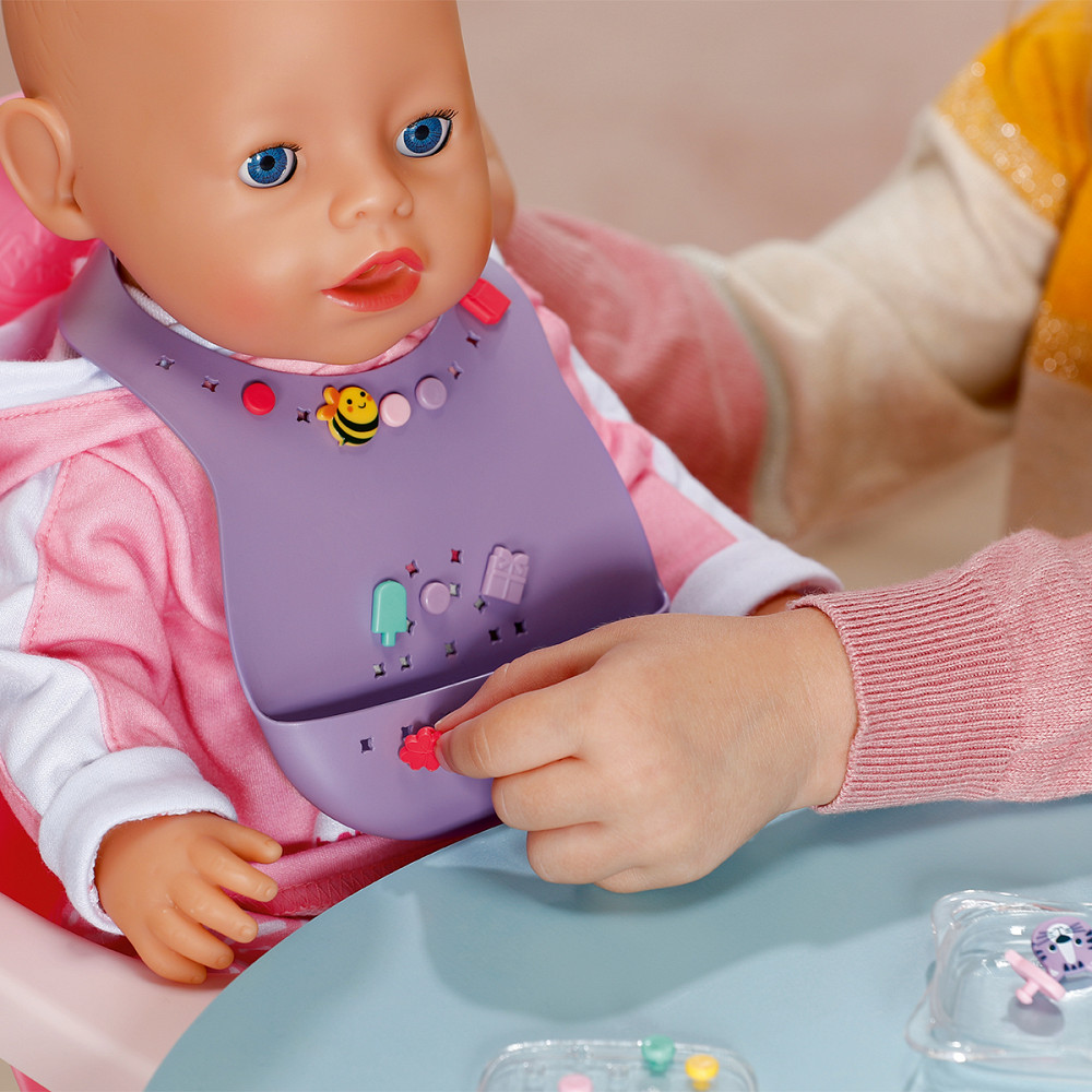 Нагрудник для ляльки Baby Born серії Pinplay – Стильне годування Днепр - изображение 9