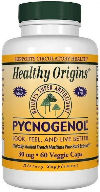 Healthy Origins Pycnogenol (Пікногенол) 30 мг, 60 капсул Київ - фото 1