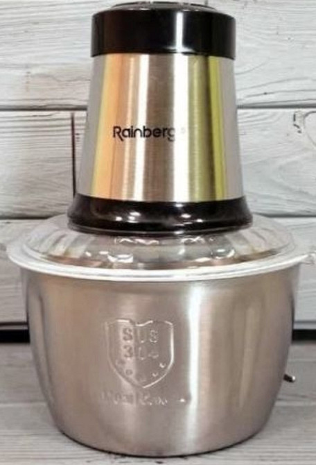 Подрібнювач блендер овочерізка Блискавка Rainberg RB-2202 1300 Вт/2л. Харків - фото 7