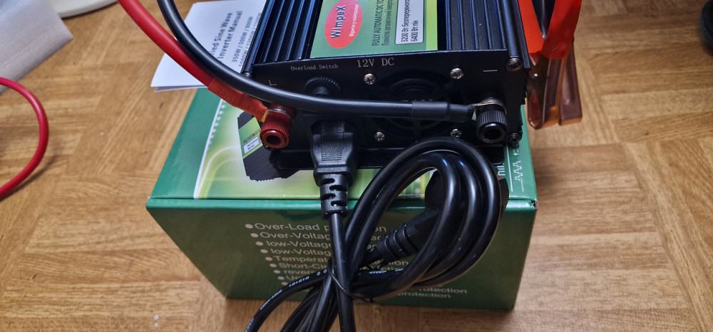 ДБЖ Перетворювач напруги автомобільний Wimpex WX 3200 USB, інвертор з UPS і зарядкою 1000Wat Одеса - фото 6