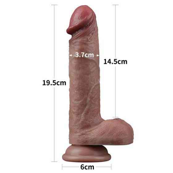 Фаллоимитатор - Dual-Layered Silicone Cock 7.5