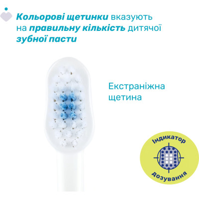 Дитяча зубна щітка Chicco 3-6 років, 2 шт. жовтий/блакитна (8058664174751) (12084.11) Вінниця - фото 2