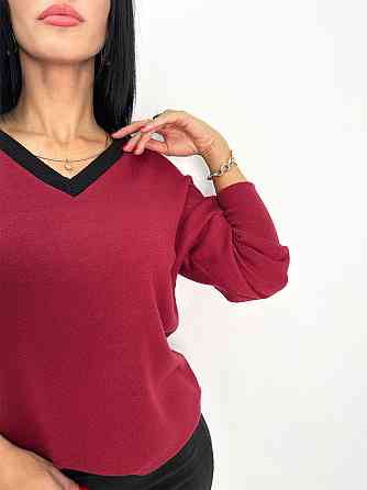 Жіночий костюм-двійка з ангори "Almo" бордовий | Розпродаж кольору Київ