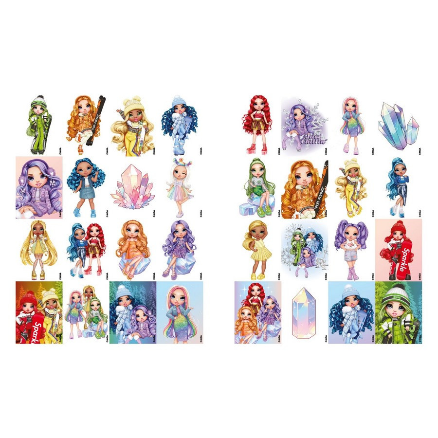 Раскраска со стикерами 