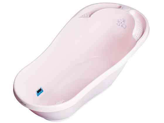 Ванна дитяча зі зливом Bunny 92 см powder pink Київ