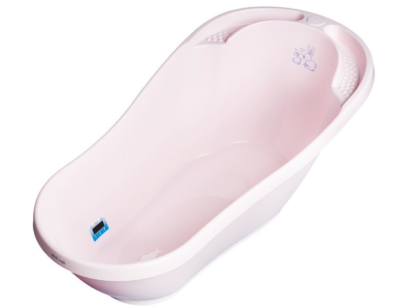 Ванна дитяча зі зливом Bunny 92 см powder pink Київ - фото 1