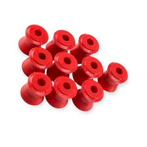 Втулка тяг 2101-2107, 2121 полиуретан красный все большие (к-кт 10 шт) CS-20 реактивных Мукачево