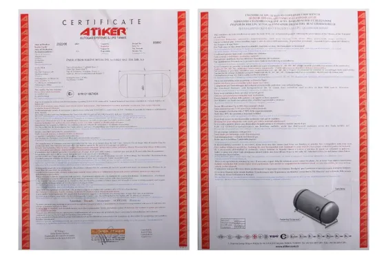 Баллон ГБО цилиндрический D300*L945мм 60л Atiker Винница