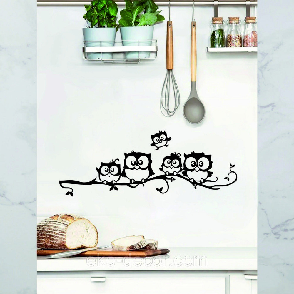 Декоративное настенное Панно «Совушки», Декор на стену Киев - изображение 3