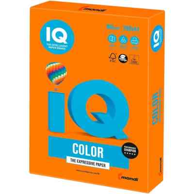 Бумага Mondi IQ color А4 intensive, 160g 250sh Orange (OR43/A4/160/IQ) Винница