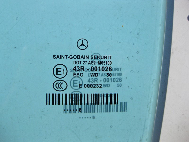 Mercedes-Benz  A2197350710 43R-001026 Скло задніх лівих дверей CLS C219 Одеса - фото 3