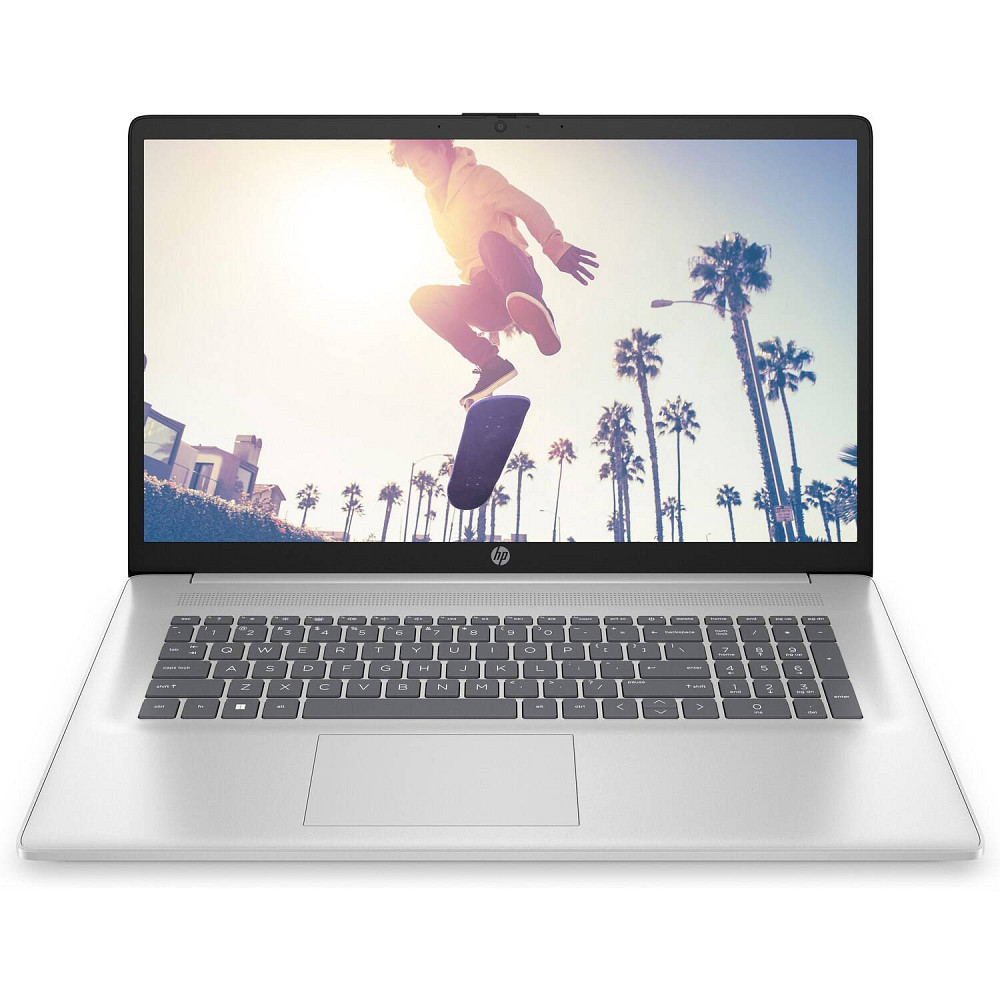 HP 17-cn4037ua 17.3" FHD IPS, 300n/Core 5-120U (5.0)/16Gb/SSD512Gb/Intel Gr/DOS/Сріблястий Вінниця - фото 1