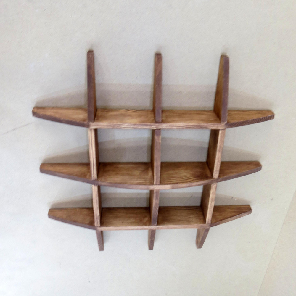 Настінна книжкова полиця "Володар" капучино Миколаїв - фото 1