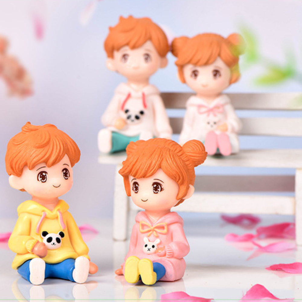 Фігурки дітей у толстовках 6.5 х 3.5 см Одеса - фото 4