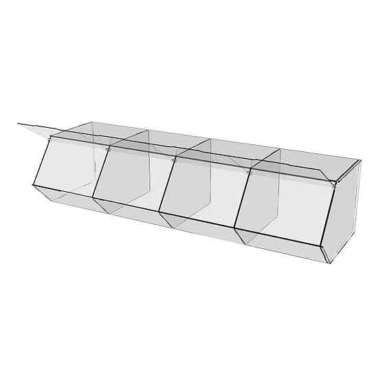 Диспенсер EKOSTAR для мармеладів, снеків, горіхів 4 комірки Київ