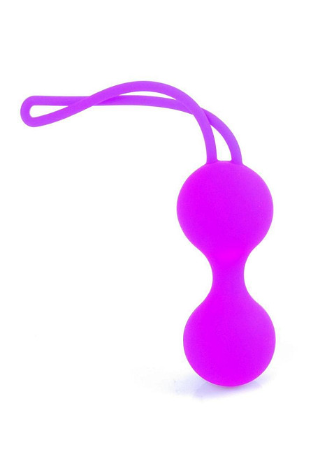Набір вагінальних кульок - Silicone Kegal Balls Set Purple Sex Aura Київ - фото 6