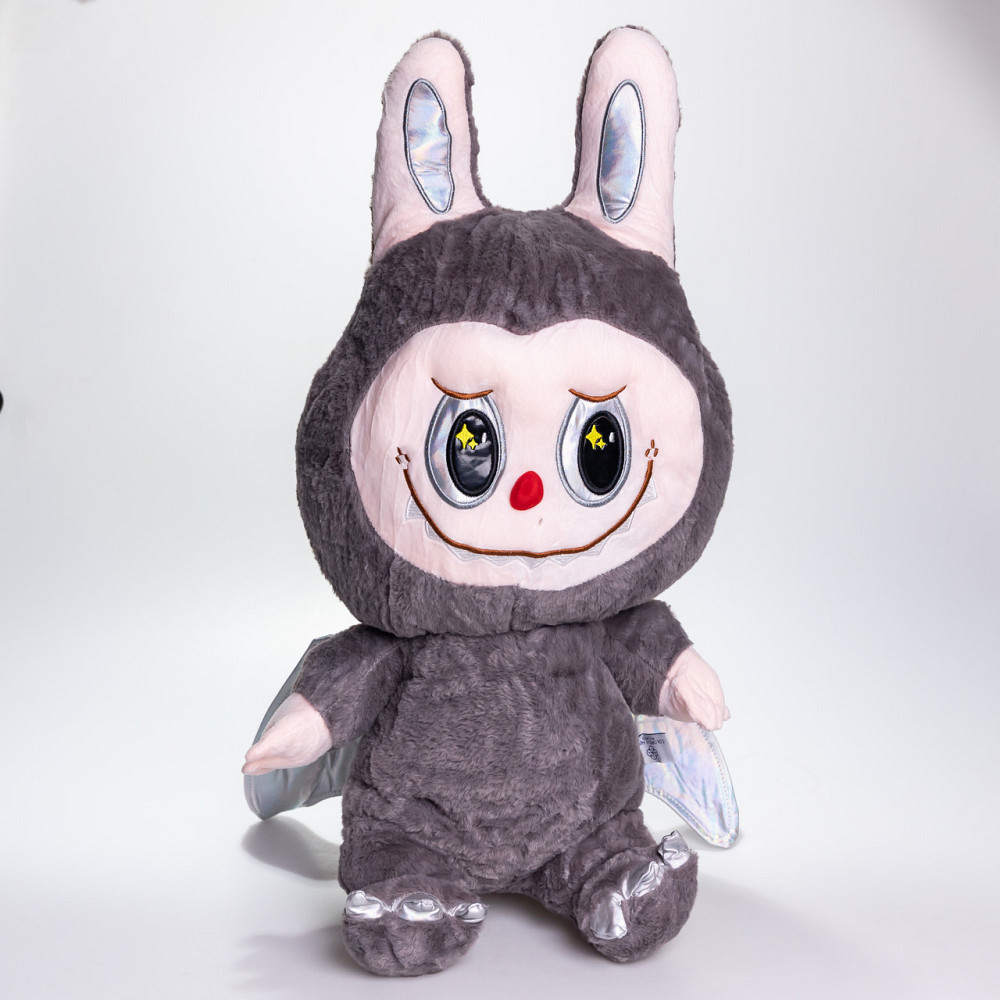 М'яка іграшка-плед, подушка 3 в 1 Labubu Brown Dragon плед в іграшці дитячий плед іграшка Лабубу Сірий 520-29G Коломия - фото 5