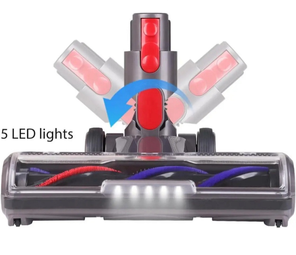 Насадка для пилососа Dyson V7 V8 V10 V11 V15 із LED підсвіткою Луцьк - фото 10
