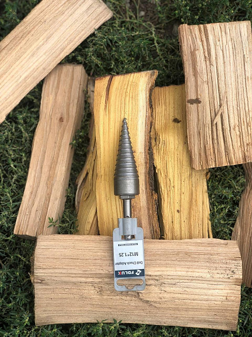 Виробник!  Дровокол під перфоратор, Дрель, конус, морковка, вінтовий колун для заготовки дров. Київ - фото 4