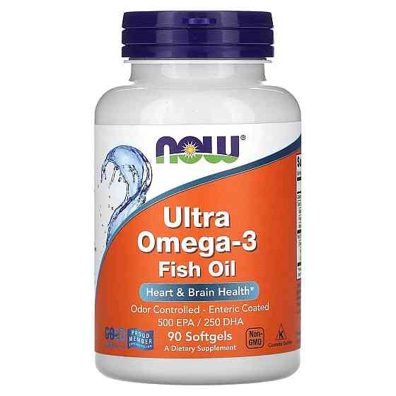 Супер омега 3 Now Foods Ultra Omega-3 90 капс Київ
