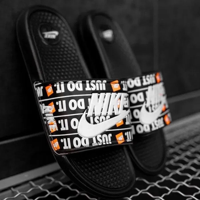 Чорні чоловічі Шльопанці Nike Сланці Білі капці Найк (розміри: 40,41,42,43,44) Дніпро - фото 8