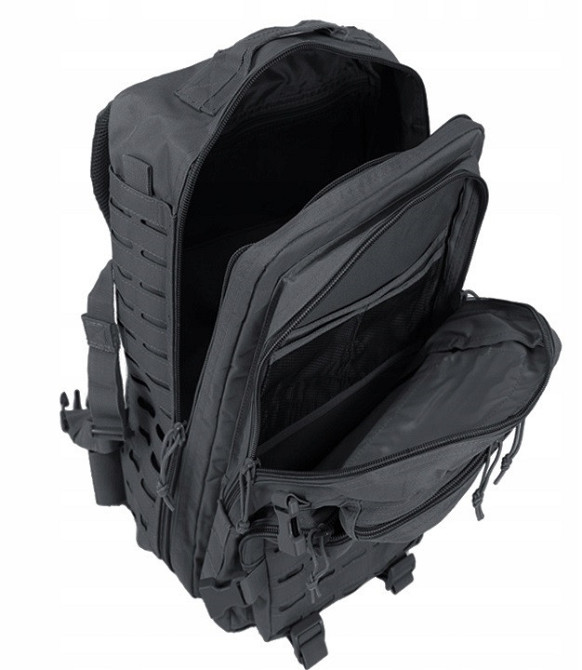 Туристичний рюкзак 36 літрів Mil-Tec від Sturm "ASSAULT LASER" Grey (14002708) Нововолинськ - фото 5