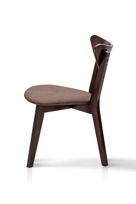 Стілець Лукас м'який, горіх темн/коричнева ткан Київ - фото 3