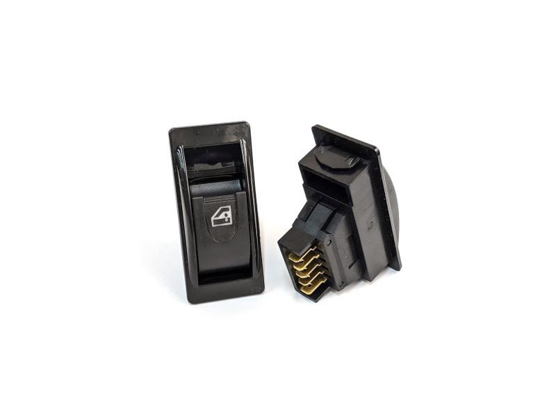 Переключатель стеклоподъемника универсальный, 5-контактный, 12V (SQ-2513) Харьков - изображение 1