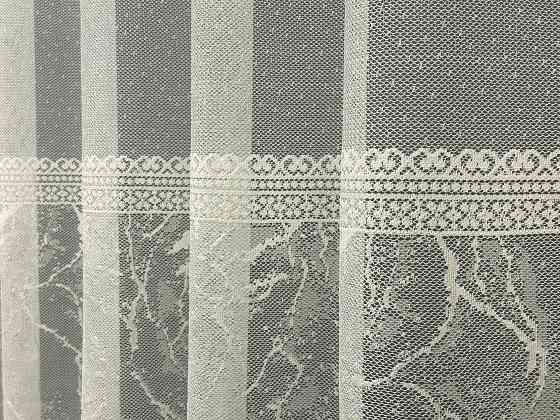 Тюль жаккард цвет молочный 1671т Киев