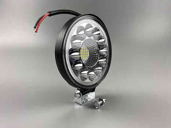Фара LED кругла 33 led діода 6500K, автомобільне світлодіодне робоче світло Мукачево